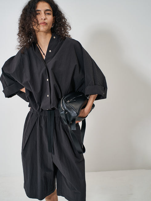 【 予約:2月上旬 】ROUND FORM SHIRT /Y261-11005